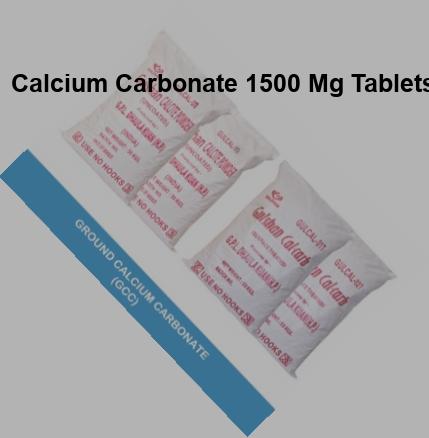 Calcium carbonate 500 mg 60 package quantity